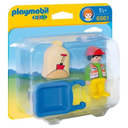 Playmobil 6961 Stavař s kolečkem