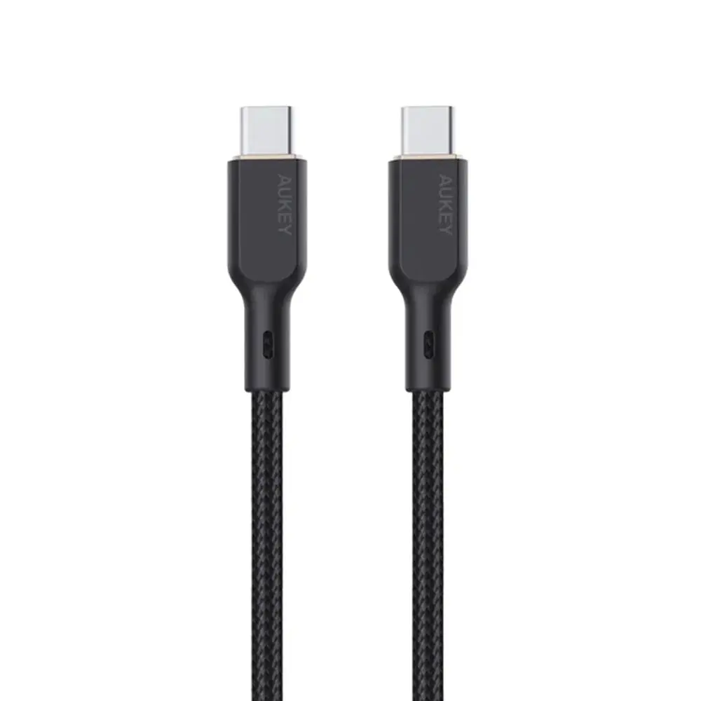 Aukey CB-KCC102 USB-C to USB-C, 100W, 1.8m, černý