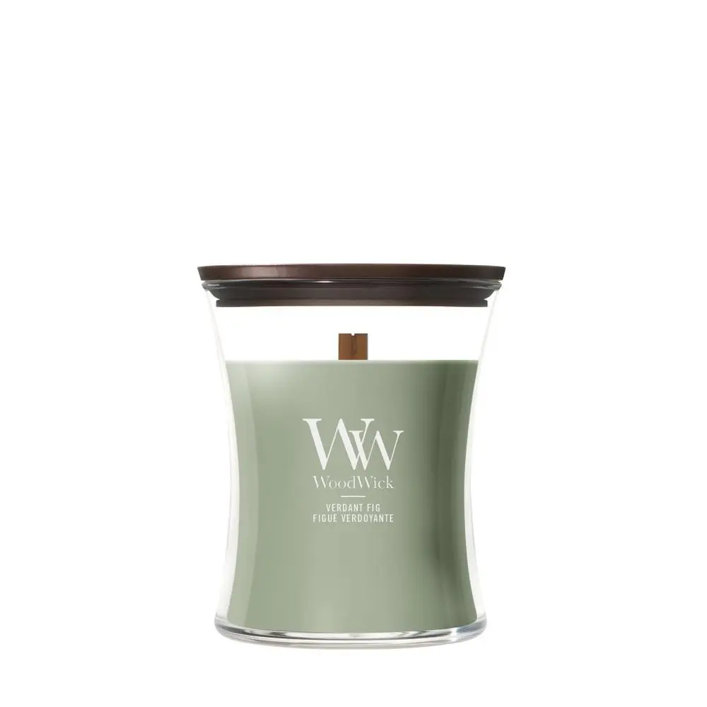 WoodWick Vonná svíčka váza střední Verdant Fig 275 g