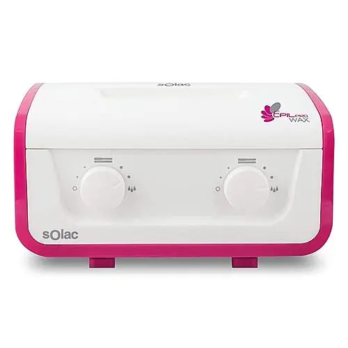 SOLAC Ohřívač vosku , DC7502, WAX, na obličej a tělo, 2 nádoby, vyjímatelný a vyměnitelný filtr, 325 W
