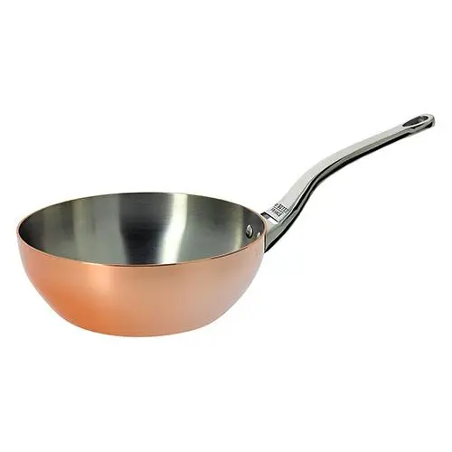 De buyer Měděná hluboká na soté s nerezovou rukojetí Ø 24 cm Inocuivre