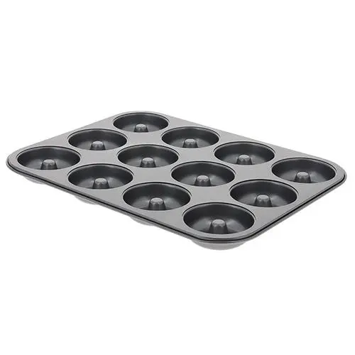 de Buyer forma 4712.12 na mini savariny nebo donuty 12 ks nepřilnavý povrch 34,3x26,2x2,2cm 7cm