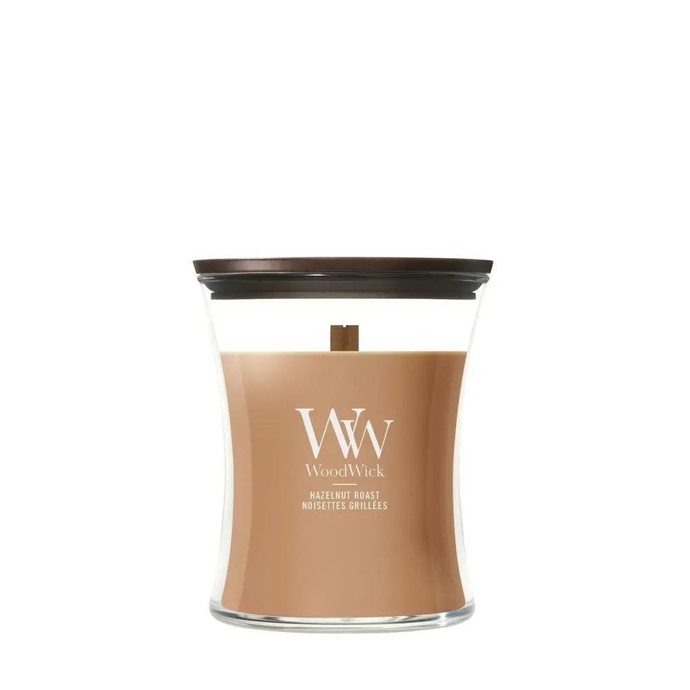 WoodWick Vonná svíčka váza střední Hazelnut Roast 275 g