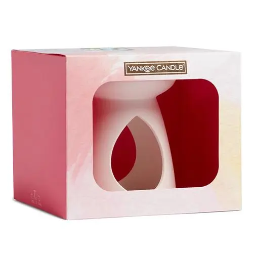 Yankee Candle Art In The Park keramická aromalampa 1 ks + Clean Cotton vosk do aromalampy 22 g + Vanilla Cupcake vosk do aromalampy 22 g + Midsummer´s night vosk do aromalampy 22 g