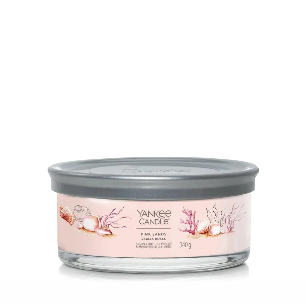 YANKEE CANDLE Pink Sands svíčka 340g / 5 knotů (Signature tumbler střední )