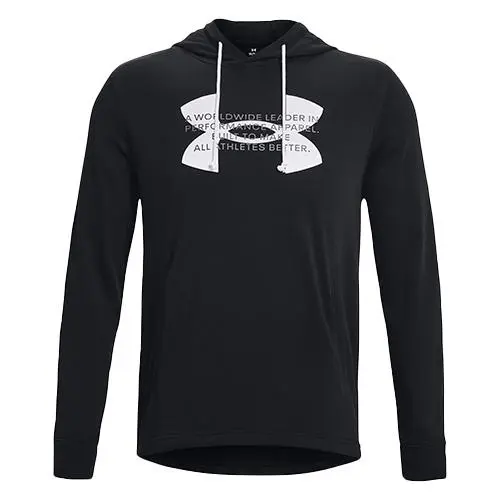 Under Armour UA Rival Terry Logo Hoodie-BLK 1373382-001