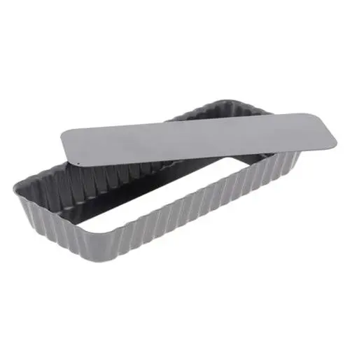 de Buyer Dortová forma s odnímatelným dnem 20x10cm černá