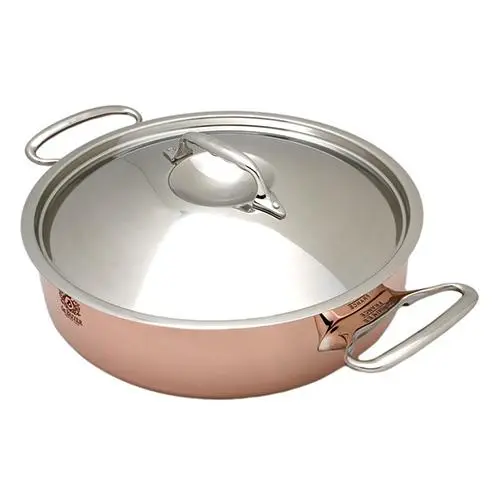 de Buyer Prima Matera hrnec měděný pr. 28 cm 2 rukojeti TOM D-6241-28