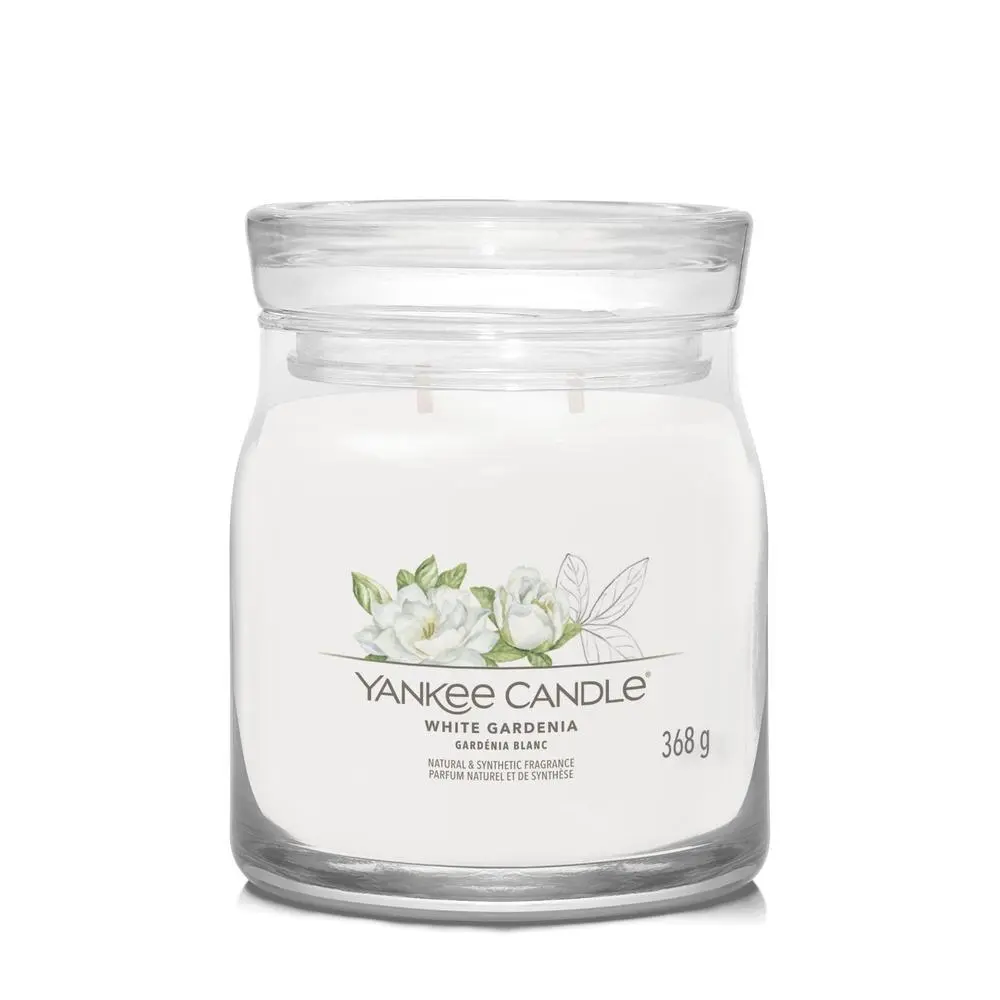 YANKEE CANDLE WHITE GARDENIA SIGNATURE STŘEDNÍ