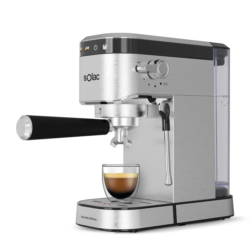 Pákový kávovar Solac CE4525 Taste Slim D20 INOX