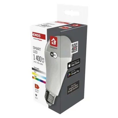 EMOS Chytrá LED žárovka GoSmart A65 / E27 / 14 W (94 W)
