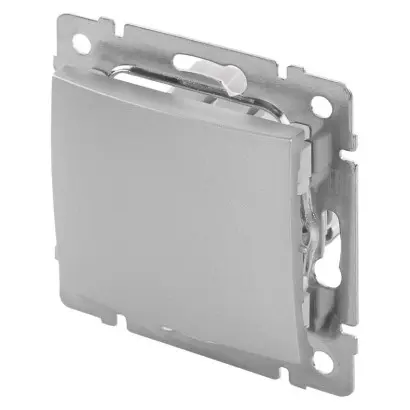 Legrand Valena vypínač č.6 metalíza stříbrná 770106