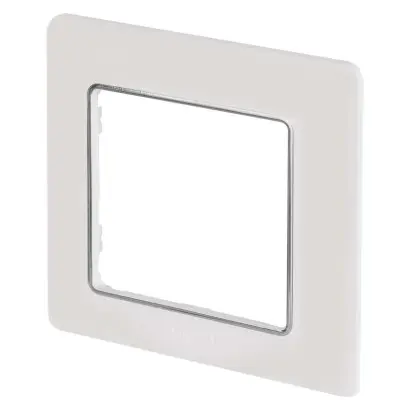 Legrand Valena LIFE rámeček bílý s chrom proužkem 754031