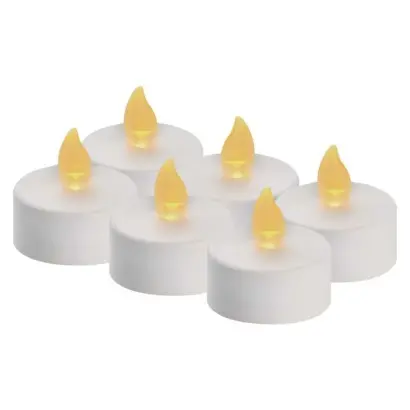 EMOS DCCV11 LED dekorace – 6x čajová svíčka bílá