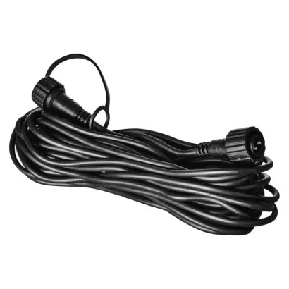 Prodlužovací kabel pro LED řetězy Profi černý, 10 m, CONNECT SYSTEM, venkovní i vnitřní