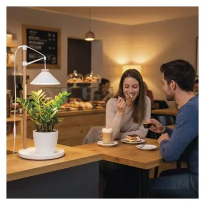 EMOS Z7905 LED GROW pěstební lampa 7 W, časovač, bílá