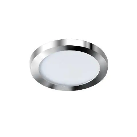 AZZ AZ2862 LED Stropní zápustné bodové svítidlo Azzardo Slim 9 Round 4000K IP44 chrome AZ2862 6W 500lm 4000K IP44 9cm kulaté chromové - AZZARDO