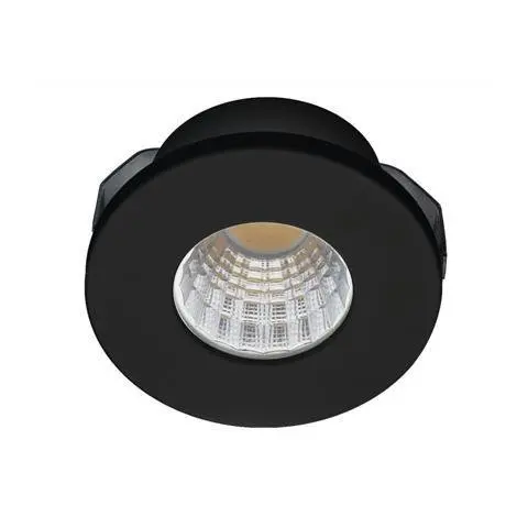 AZZ AZ3381 LED Stropní podhledové svítidlo Azzardo Fill 5W R 3000K black AZ3381 5W 425lm 3000K IP20 4,5cm kulaté černé - AZZARDO