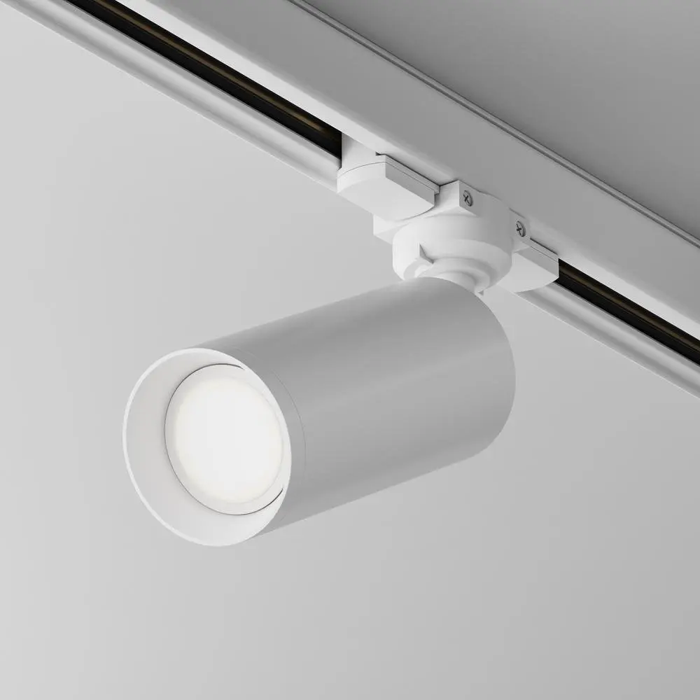 M TR028-3-GU10-W Svítidlo pro kolejnicový systém Focus GU10 50W bílý hliník Trinity - MAYTONI