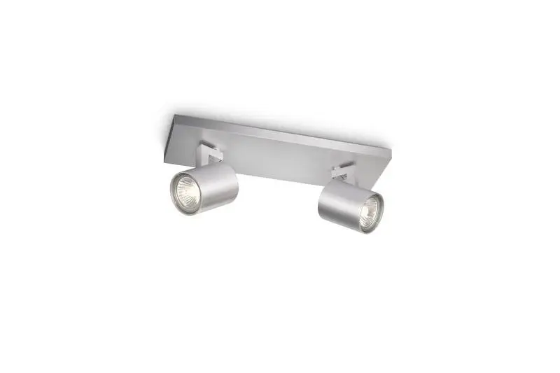 PH 53092/48/12 Bodové svítidlo Philips Runner 53092/48/12 matný chrom 2x max.50W - PHILIPS (915004329001)