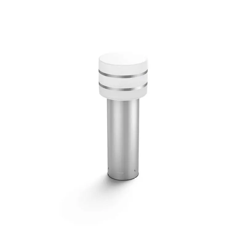 PH 17405/47/P0 Hue White Venkovní sloupkové svítidlo Philips Tuar 17405/47/P0 nerez, 2700K, 40cm - PHILIPS HUE (915005561601)