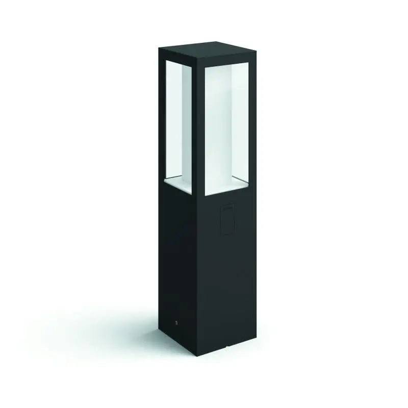 PH 17431/30/P7 Hue LED White and Color Ambiance Venkovní sloupkové svítidlo Philips Impress 17431/30/P7 černé 40cm 2200K-6500K RGB - PHILIPS HUE (915005731001)
