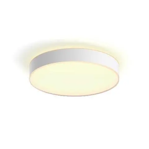 Philips Hue Bluetooth LED White Ambiance Koupelnové stropní svítidlo Devere L 41166/31/P6 33,5W 4300lm 2200-6500K IP44 42,5cm bílé, stmívatelné s dálkovým ovladačem