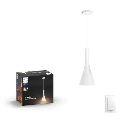 PHILIPS HUE Hue Bluetooth LED White Ambiance Závěsné svítidlo Philips Explore 43001/31/P6 E27 6W 806lm 2200-6500K IP20 bílé, stmívatelné s dálkovým ovládáním