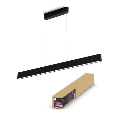 Philips Hue Ensis - Chytré závěsné LED svítidlo, černá 929003052501