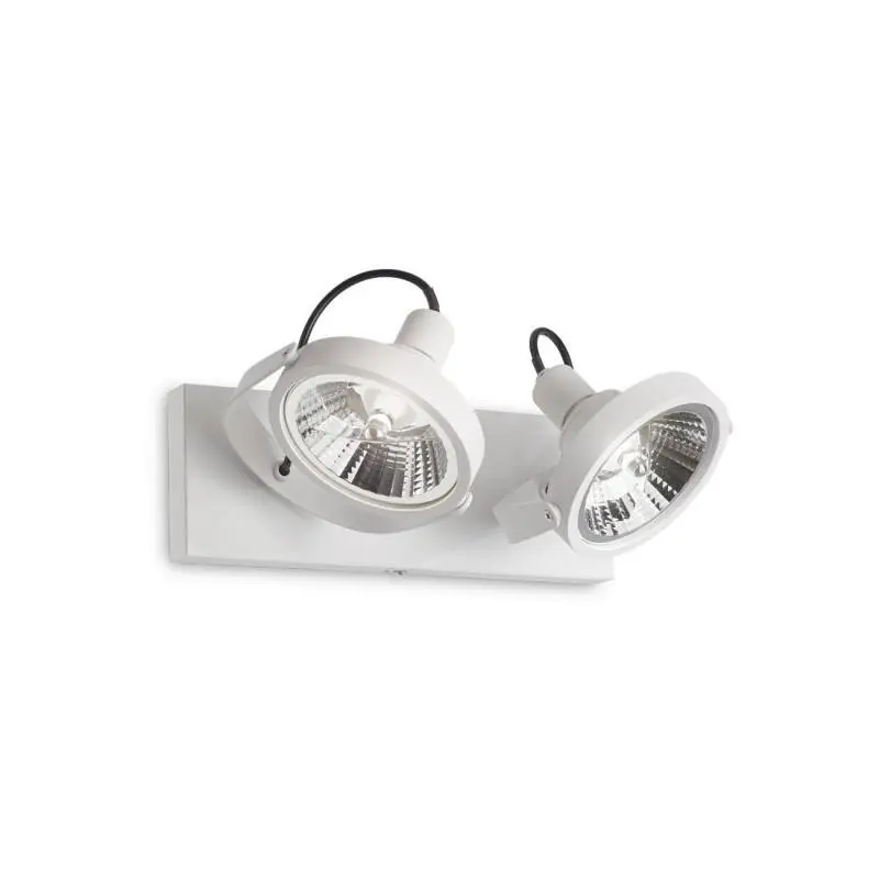 Bodové svítidlo Ideal Lux Glim PL2 Bianco 200200 GU10 2x50W 31cm bílé