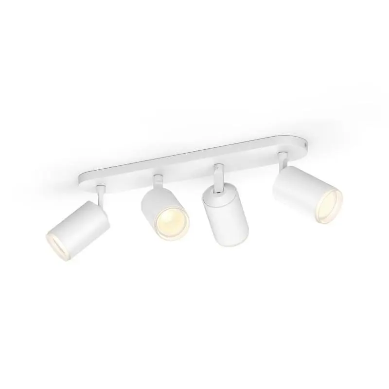 PH 50634/31/P7 Hue Fugato Bluetooth SVÍTIDLO BODOVÉ GU10 4x5,7W 4x350lm 2000-6500K, bílá - PHILIPS HUE (915005761701)