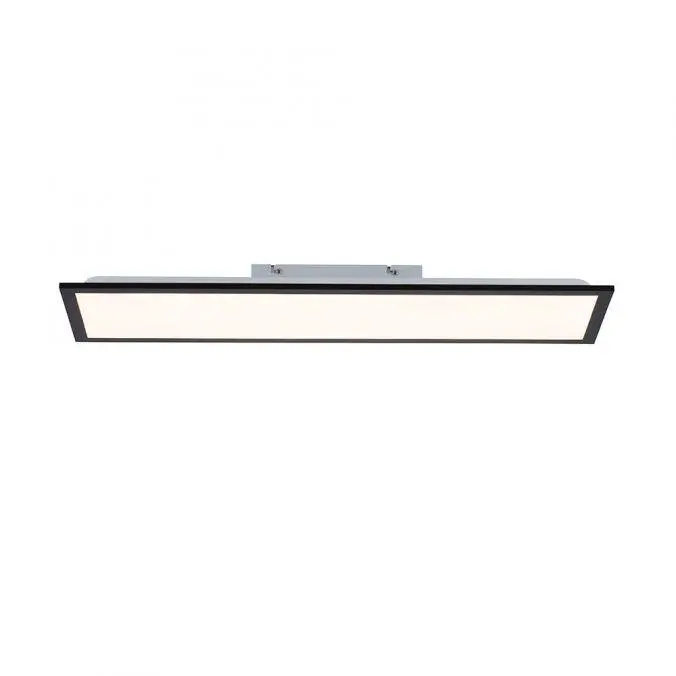 LD 14741-18 FLAT LED panel svítidlo, stropní svítidlo, ploché, černá, hranaté, ploché 3000K - LEUCHTEN DIREKT / JUST LIGHT