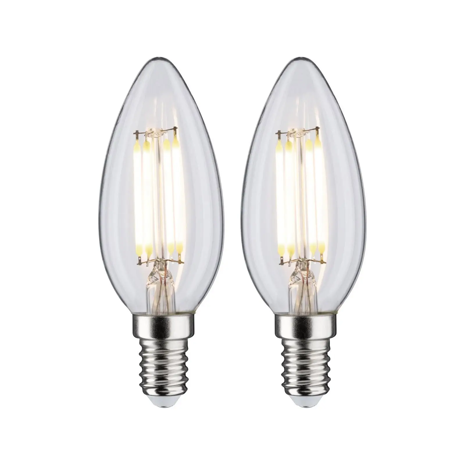 P 28916 LED svíčka Filament E14 230V 2x4,8W 4000K mat - PAULMANN