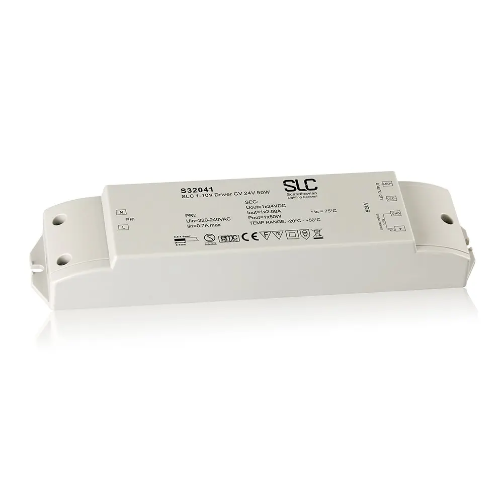 SLC Driver 24V 50W 1-10V IP20