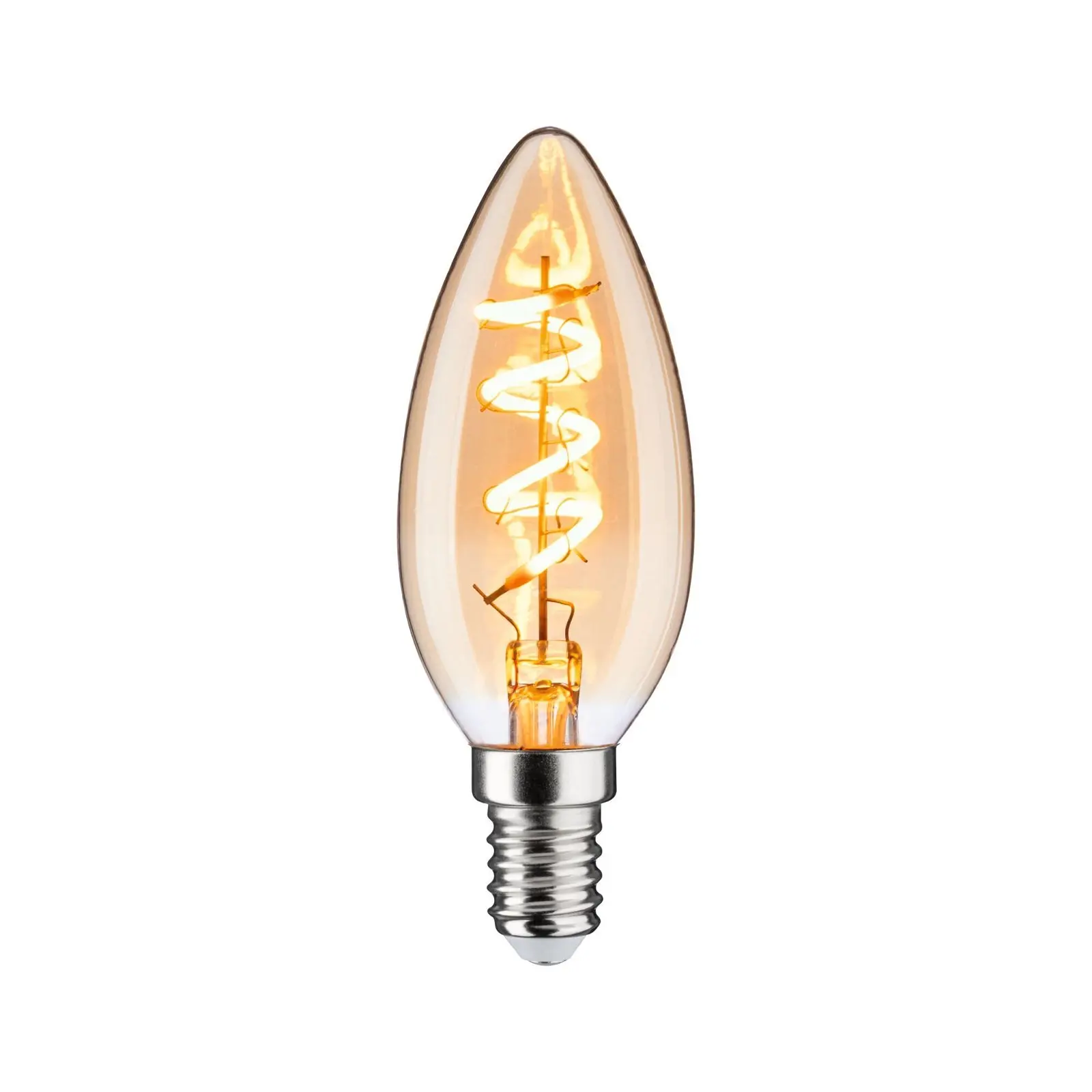 P 28951 Vintage Edition LED svíčka E14 230V 4W 1800K stmívatelné zlatá - PAULMANN