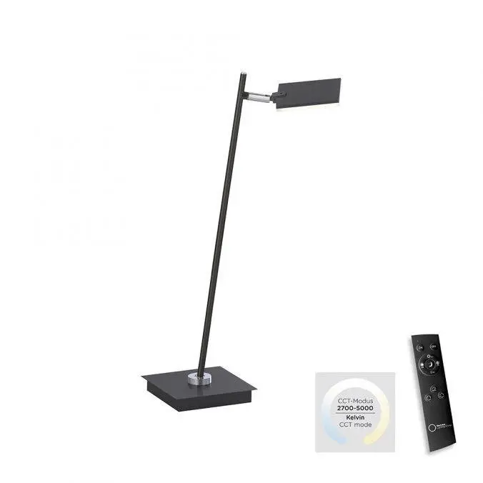 PN 4356-18 PURE MIRA LED stolní lampa černá, stmívatelná, na psací stůl 2700-5000K - PAUL NEUHAUS