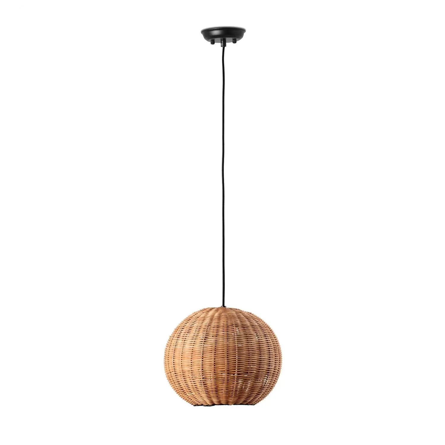 FARO 65134-74 HAKA 300 závěsné svítidlo, černá/ratan - FARO
