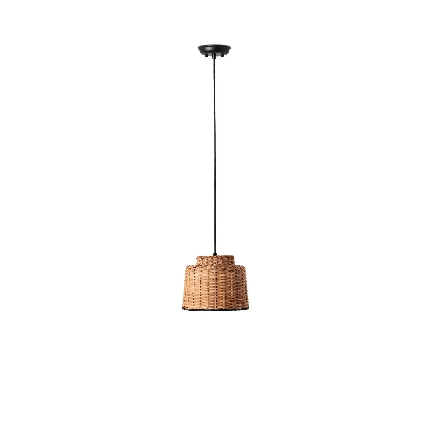 FARO 65134-76 SAIPAN závěsné svítidlo, černá/ratan - FARO