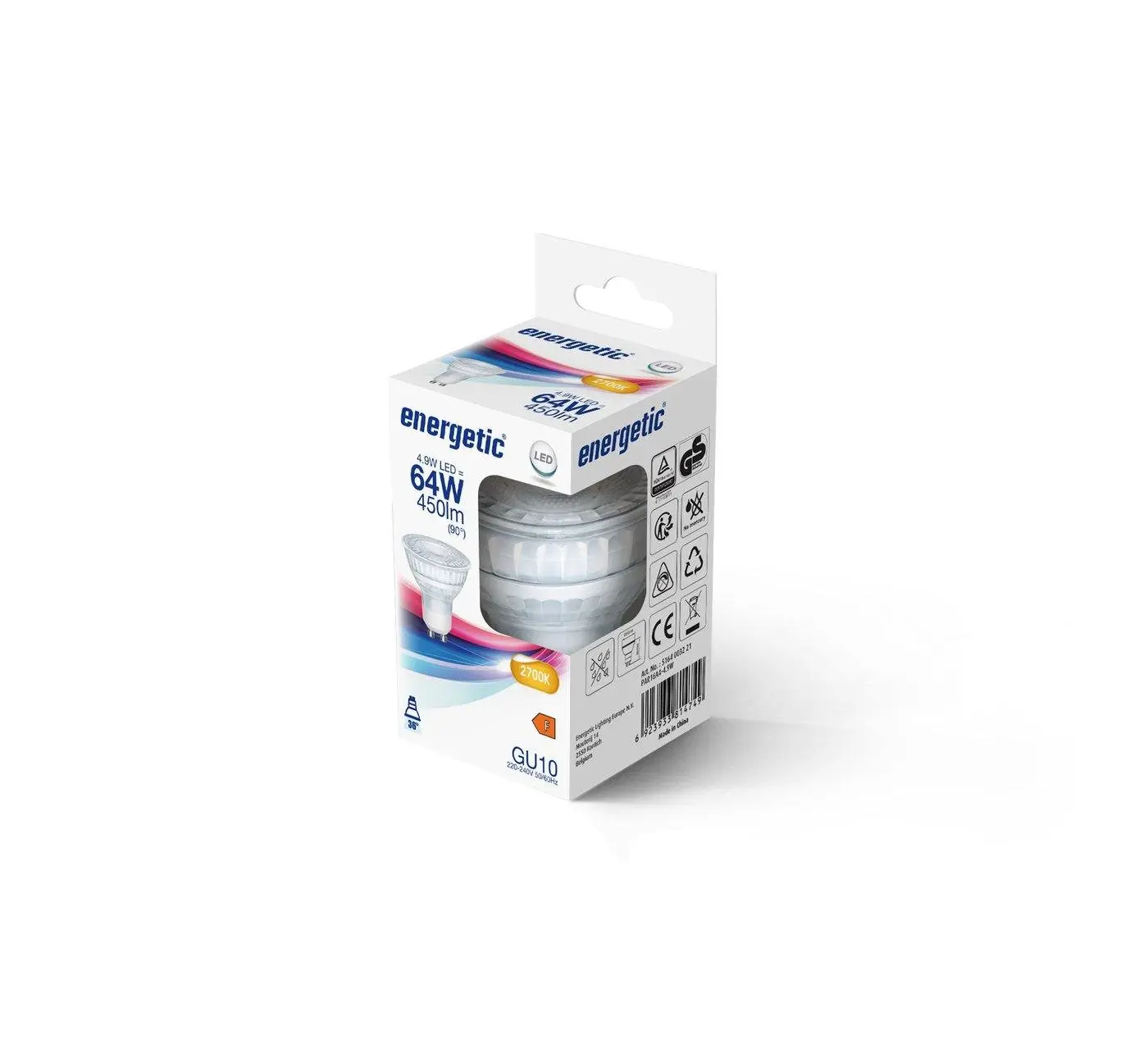 NOR 5164003221 Gu10 2700K 450lm - NORDLUX