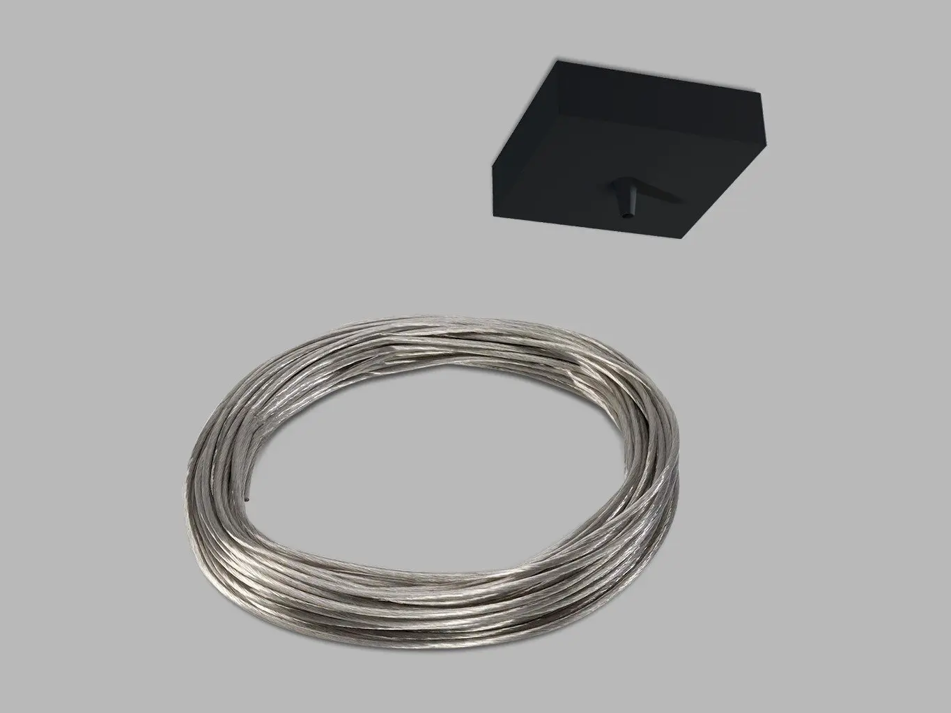 LED2 6094000 MAG stropní baldachýn + kabel 3m 5x 0,75 černý - LED2 Lighting