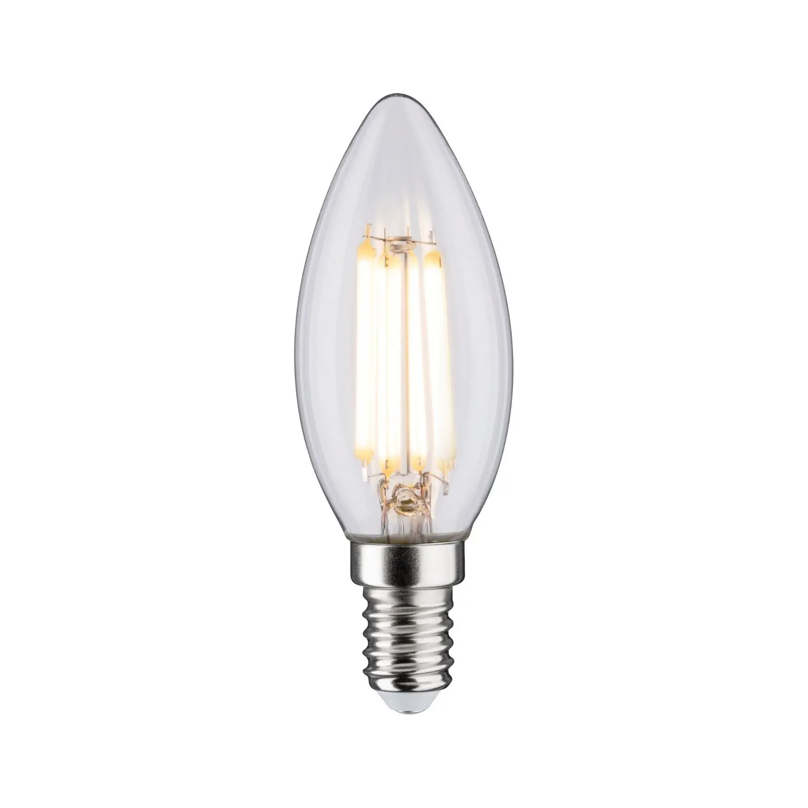 P 29075 Filament 230V LED svíčka E14 5,9W 2700K stmívatelné čirá - PAULMANN