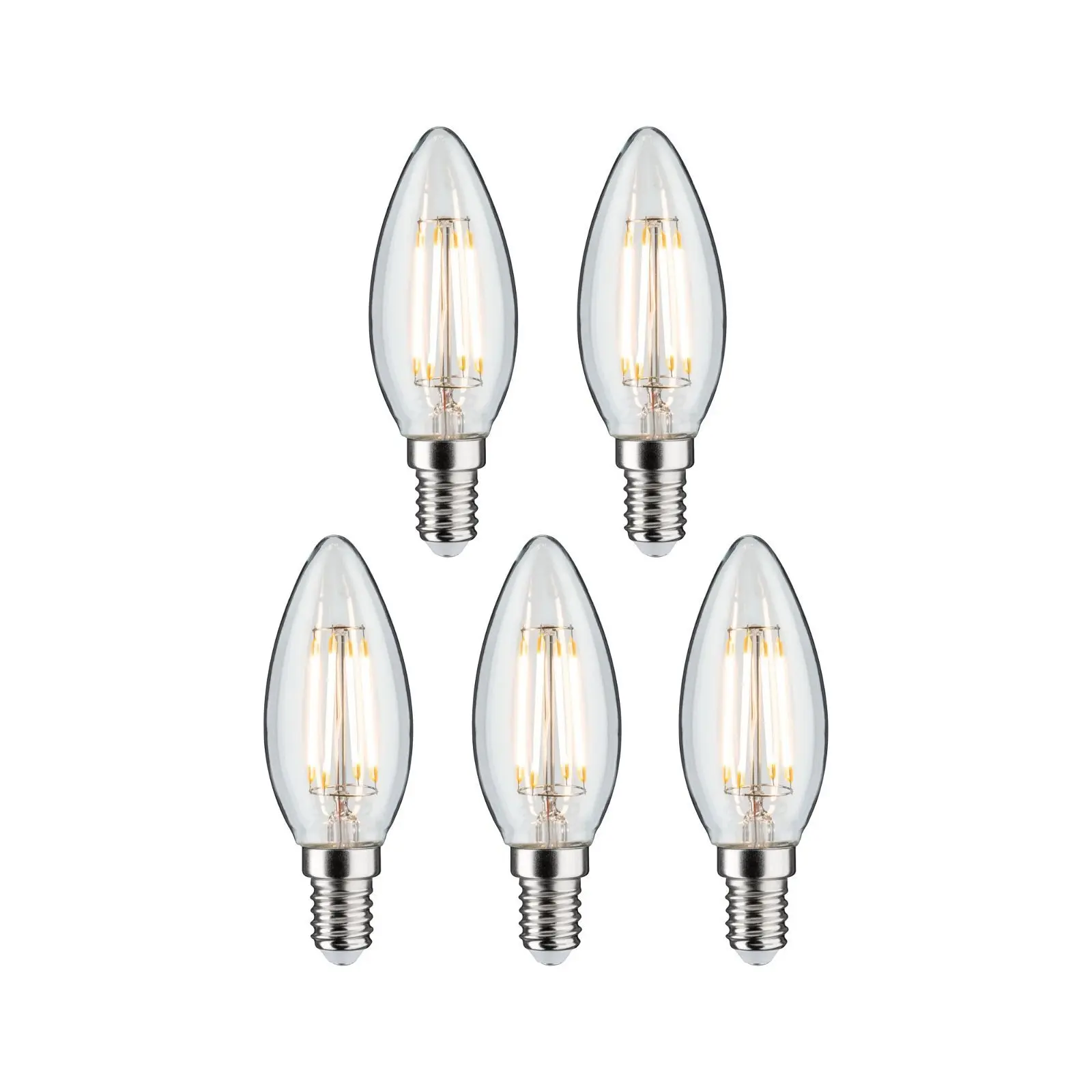 PAULMANN Filament 230V LED svíčka E14 5x4,8W 2700K čirá 290.94