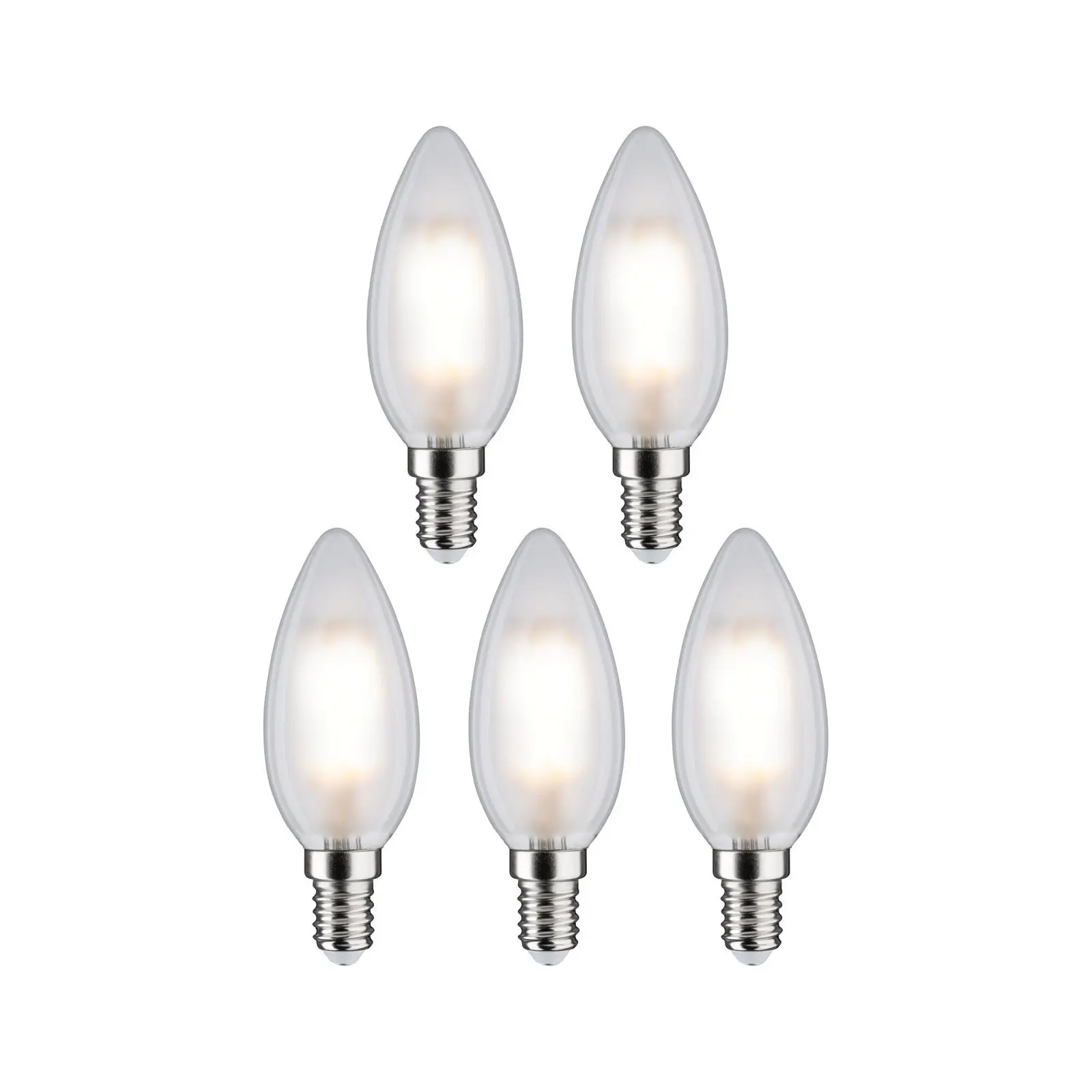 P 29095 Filament 230V LED svíčka E14 5x4,8W 2700K mat - PAULMANN