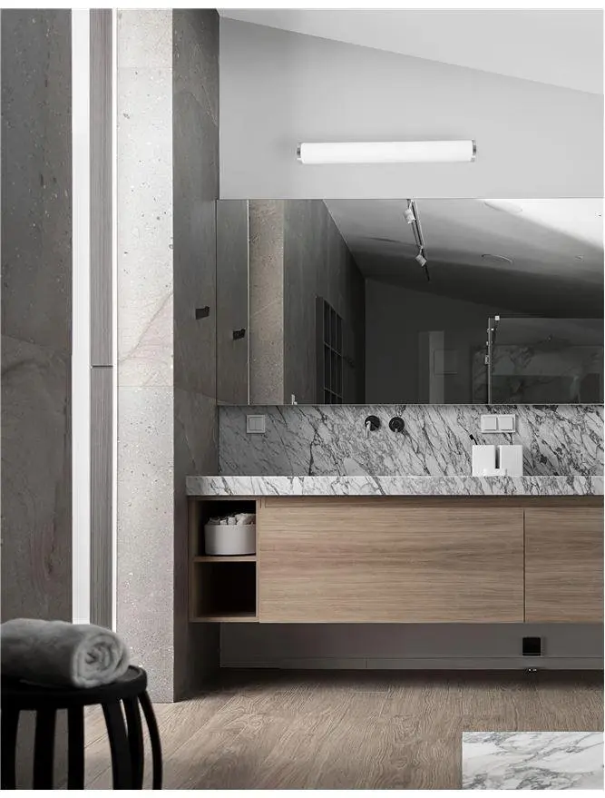 NV 602201 Nástěnné svítidlo POLO opálové sklo a nikl satén E14 3x5W 230V IP44 bez žárovky - NOVA LUCE