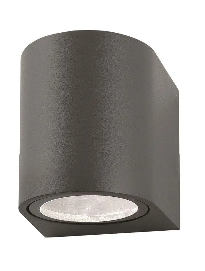 Svítidlo Nova Luce NERO R WALL GREY nástěnné, IP 54, GU10