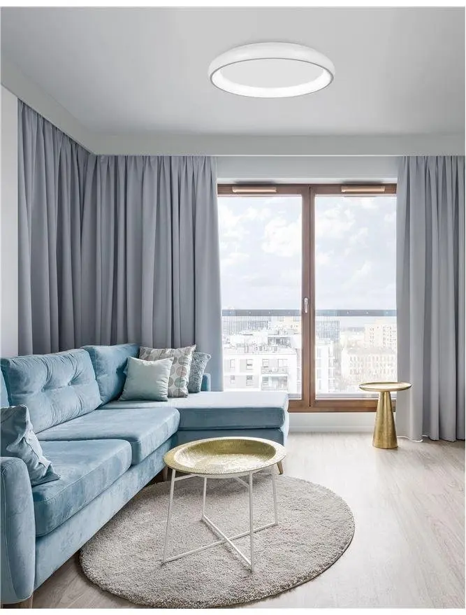 Nova Luce Stmívatelné nízké LED svítidlo Albi v různých variantách - pr. 810 x 85 mm, 80 W, bílá, stmívatelné NV 8105607 D