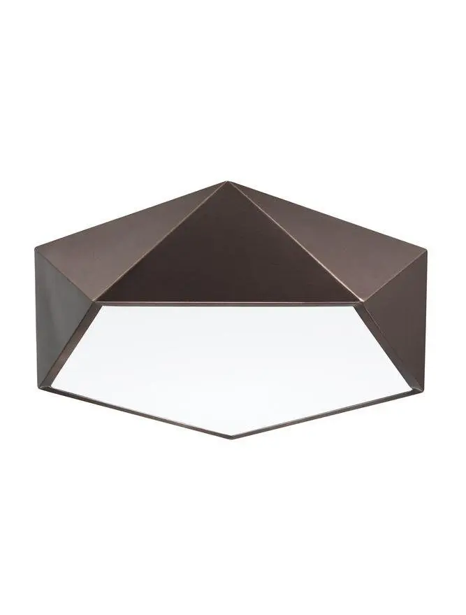 NV 8186203 Stropní svítidlo DARIUS stropní svítidlo kov a akrylový difuzor hnědá zvenku a matná bílá uvnitř E27 4x12W - NOVA LUCE
