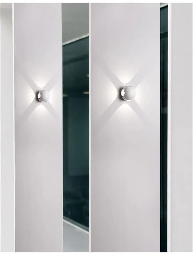 Nova Luce Venkovní nadčasové svítidlo COMO - 4x1 W, 560 lm, 3000 K, bílá NV 852436