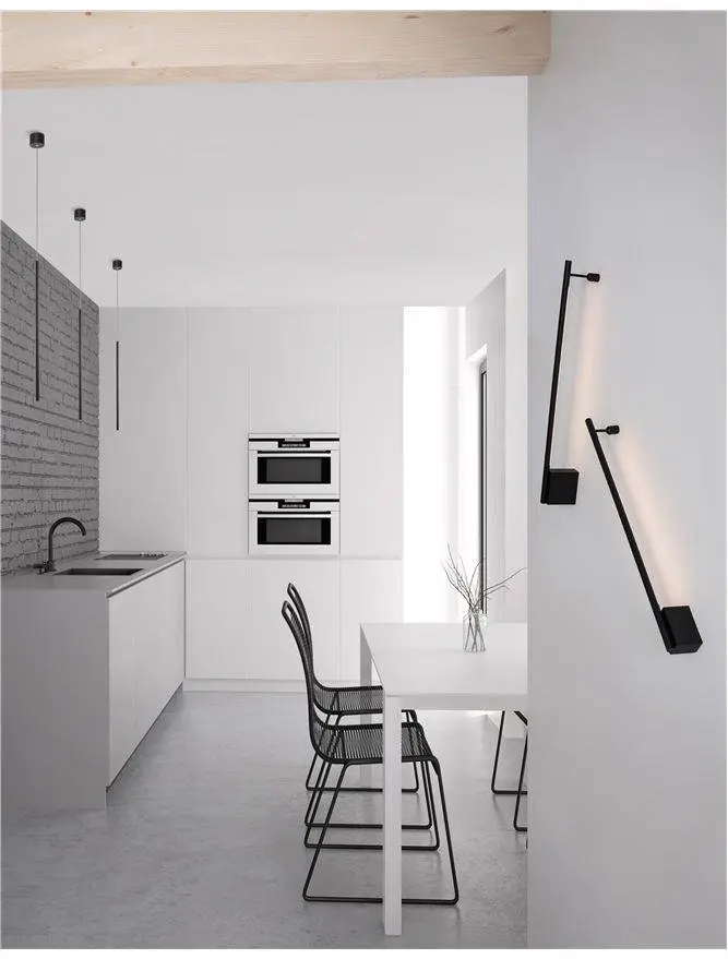 NOVA LUCE nástěnné svítidlo GROPIUS černý hliník LED 10W 230V 3000K IP20 9081600
