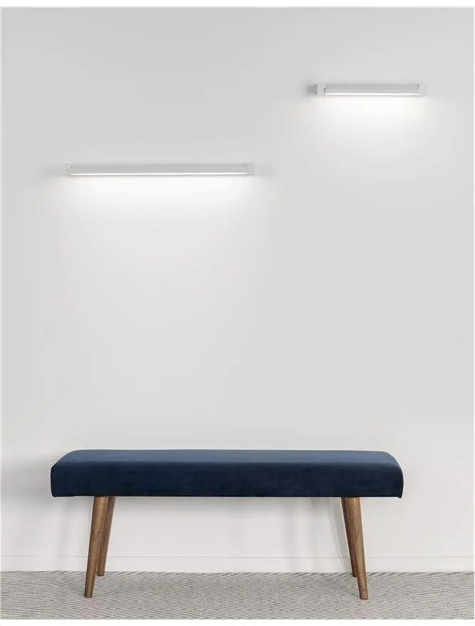 NV 9117312 Nástěnné svítidlo LINE bílý hliník a akryl LED 12W 230V 3000K IP20 - NOVA LUCE